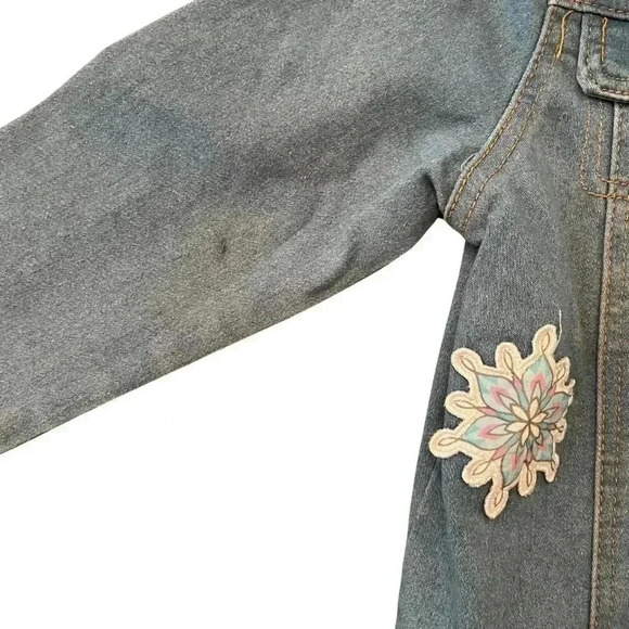 Disney Frozen Denim Jacket Size 7/8 - Picture 7 of 7